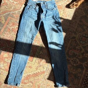 Levi’s 501 Skinny Blue Denim Jeans